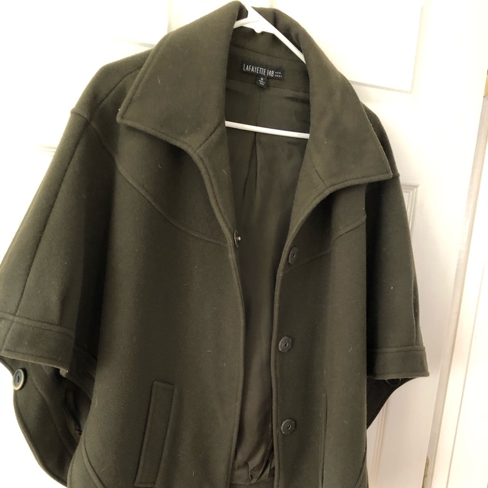 Army green Lafayette 148 cape